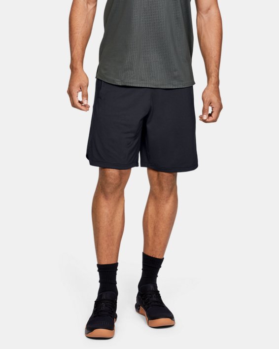 Men's UA MK-1 Emboss Shorts in Black image number 0